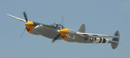 Истребитель Lockheed P-38J Lightning